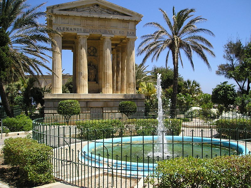 cheapest-places-to-live-and-travel-in-europe-Valletta Barrakka Gardens