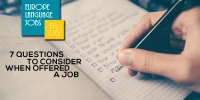 7 Questions to Consider when Offered a Job