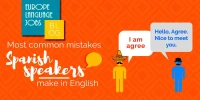 Common mistakes in English made by Spanish speakers
